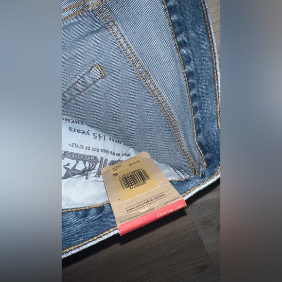 Men’s  Levi’s 550 Relaxed 100% Cotton Loose Fit Jeans 33x30 - Picture 4 of 6